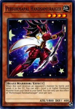 Performapal Handsamuraiger - CYHO-EN093 - Common - Unlimited Edition - Lightly P - Image 1