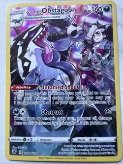 Galarian Obstagoon - Trainer Gallery Astral Radiance TG10/TG30 Pokemon Card NM - Image 1