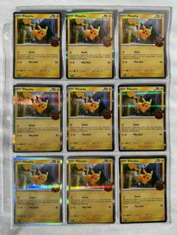 ⚡PIKACHU⚡ - (Cosmos Holo) 018/091 Trick or Trade 2024 ⚡9 Holo Cards⚡ - Image 1