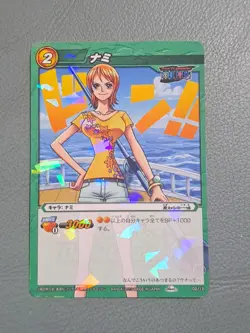 Nami 02/12 One Piece Miracle Battle Carddass Card Japanese Foil - Image 1