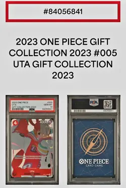 2023 UTA One Piece Card Game Gift Collection 2023 OP01 - 005 PSA 10 GEM MINT - Image 4
