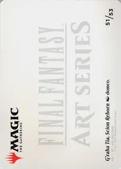 G'raha Tia, Scion Reborn Art Card () S Art Series: FINAL FANTASY 51 NM Normal MT - Image 2