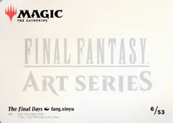 The Final Days Art Card, #6, Art Series: FINAL FANTASY, S - NM - Image 2