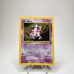 Mr. Mime 6/64 Holo Rare Jungle Pokemon Card - [MP] - Image 1