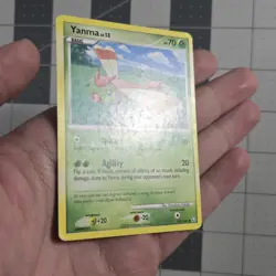 Yanma Inverted Back Error Miscut Legends Awakened Pokemon Card Heavily Played - Image 2