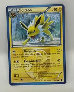 Jolteon 34/116 Uncommon Regular Plasma Freeze Pokemon Tcg Card - Image 2