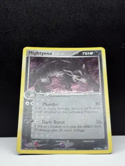 Mightyena 18/108 EX Power Keepers Cosmos Holo Rare Pokemon Card TCG - Image 3
