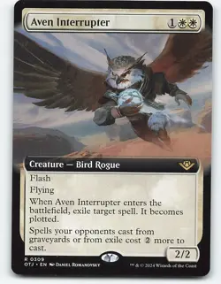 Aven Interrupter (Extended Art) #309 Magic the Gathering Card - Image 1