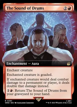 MTG The Sound of Drums WHO Rare Foil #391 - Image 1