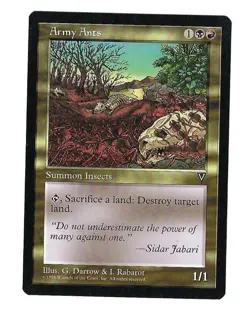 Army Ants - Vision - Magic The Gathering NM/M (Never Played) - Image 1