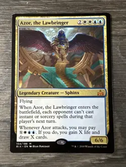 Azor, the Lawbringer - Rivals of Ixalan LP Regular Mythic #154/196 MTG Magic - Image 2