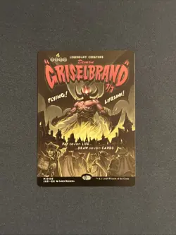 Griselbrand MINT Movie Poster Showcase 485 Innistrad Remastered INR MTG Unplayed - Image 1