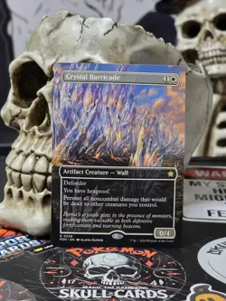 MTG - Crystal Barricade - Foundations - FDN - #296 NM BORDERLESS - Image 1