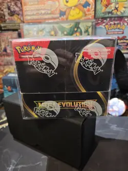 Pokemon Mega Evolution Enhanced Booster Box Acrylic Protector Sealed - Image 1