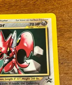 Scizor 33/53 Black Star Promo - Pokemon TCG Wizards Promo - Moderately Played - Image 3