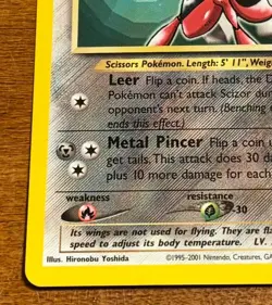 Scizor 33/53 Black Star Promo - Pokemon TCG Wizards Promo - Moderately Played - Image 4