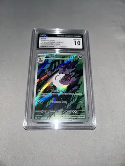 Arbok Pokemon Temporal Forces 176/162 Illustration Rare Holo CGC Gem Mint 10 - Image 1