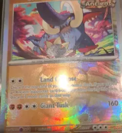 Great Tusk 055/131 Master Ball Reverse Holo SV Prismatic Evolutions Pokemon M/NM - Image 2