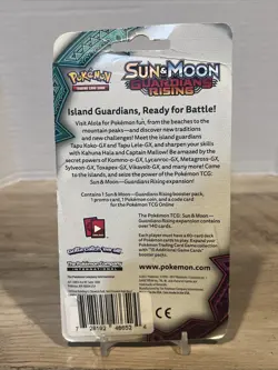 2017 POKEMON SUN & MOON GUARDIANS RISING BLISTER PACK W/ LURANTIS SM25 SEALED - Image 3