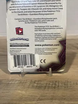 2017 POKEMON SUN & MOON GUARDIANS RISING BLISTER PACK W/ LURANTIS SM25 SEALED - Image 4