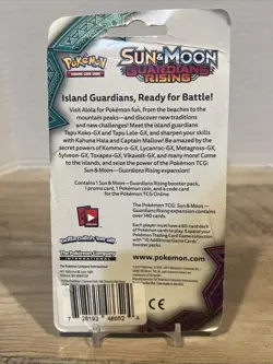 2017 POKEMON SUN & MOON GUARDIANS RISING BLISTER PACK W/ LURANTIS SM25 SEALED - Image 5