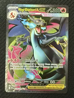 Phantasmal Flames Mega Charizard X Ex 109/094 Ultra Rare Pokemon TCG (ENGLISH) - Image 1