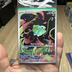 Sealed Mega Evolution Stamped Bulbasaur Pokemon TCG 133/132 Mint Condition - Image 1