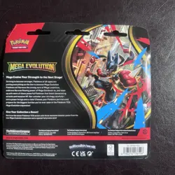 Pokemon TCG Mega Evolution 3 Pack Blister w/ Psyduck Promo SEALED! Brand New! - Image 2