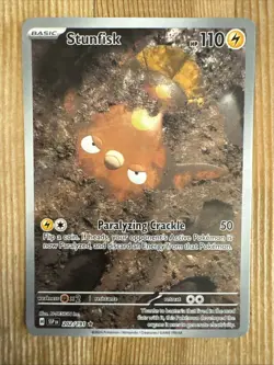 Stunfisk - 202/191 - Pokemon Surging Sparks Illustration Rare NM - Image 1