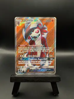 Pokemon Lycanroc GX (Full Art) 138/145 Sm-Guardians Rising Holo LP/MP - Image 1
