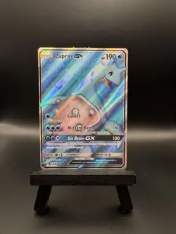 Pokemon Lapras GX (Full Art) 139/149 SM Base Set Holo LP - Image 1