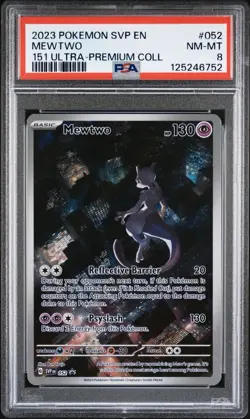 2023 Pokemon TCG SVP EN-SV PROMO 151 ULTRA-PREMIUM COLLECTION #052 MEWTWO PSA 🔥 - Image 1