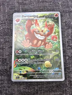 Pokemon Black Bolt Darmanitan Illustration SV11B Rare Card 098/086 - Image 1