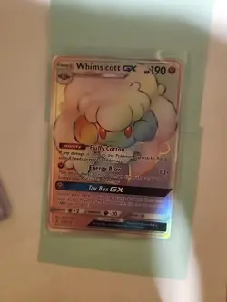 Pokemon TCG Whimsicott GX Secret Rare Card 226/214 Unbroken Bonds - Image 1