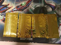 (4) Yu-Gi-Oh The Movie 2004 Gold Promo Cards Packs LOT yugioh Sealed - Image 2