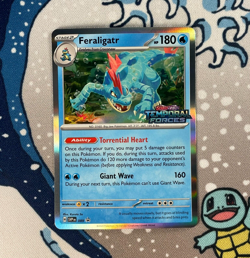 Feraligatr SVP089 Prerelease Black Star Promo Holo Stamped Pokemon Card 2024 NM - Image 1
