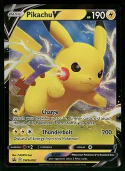 Pikachu V SWSH061 SWSH: Sword & Shield Promo Cards Pokemon - Image 1