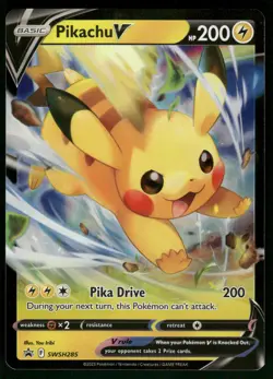 Pikachu V SWSH285 SWSH: Sword & Shield Promo Cards Pokemon - Image 1