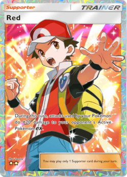 【READY 】Red⭐⭐ English Card [Supporter TRAINER] - Pokemon TCG Pocket - Trade - Image 1