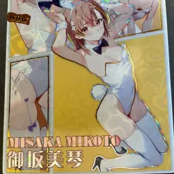Love of Picking Stars SSR Card - Goddess Story - Bunny Girl - Misaka Anime Foil - Image 2