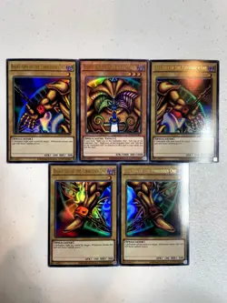 Yu-Gi-Oh! Exodia the Forbidden One Set YGLD Ultra Rare 5 Card - Image 1