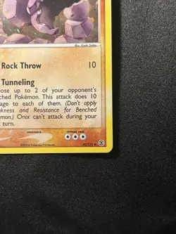 Pokemon TCG Onix Card 42/112 FireRed & LeafGreen Reverse Holo - Image 5