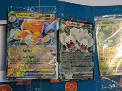 3x NEW SEALED PROMO CARDS - Paldea Adventure Chest + Code Cards Sealed Packs - Image 1