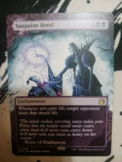 MTG Sanguine Bond (35/103) Wilds of Eldraine Enchanting Tales NM - Image 1