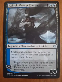 Ashiok, Dream Render WAR 228 Uncommon War of the Spark LP MTG - Image 1