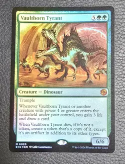 Vaultborn Tyrant Outlaws of Thunder Junction: the Big Score Foil MTG NM Magic - Image 1