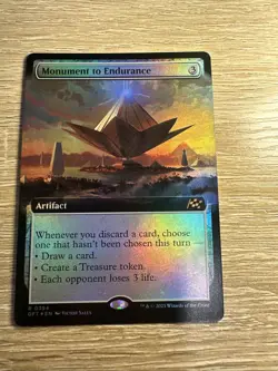 Monument to Endurance - Foil - NM - Aetherdrift DFT - MTG - Image 1