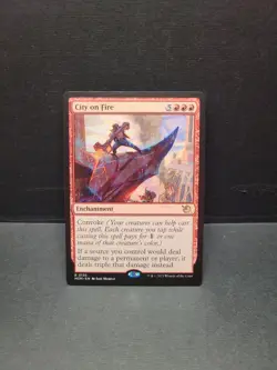 City on Fire - MTG Magic The Gathering - March of the Machine - NM - Image 1