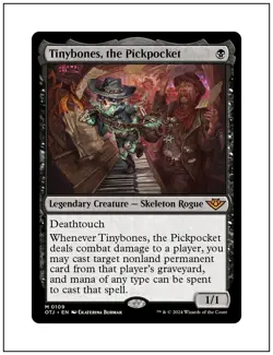 1x Tinybones, the Pickpocket, Magic the Gathering MTG NM - Image 1