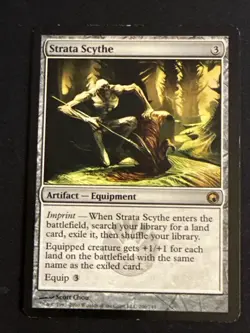 1x Strata Scythe (206) Scars of Mirrodin MP MTG Magic the Gathering x1 MKE - Image 1